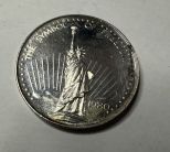 1980 Symbol of Freedom Silver Trade Unit 31.1 Grams 1 Troy Ounce