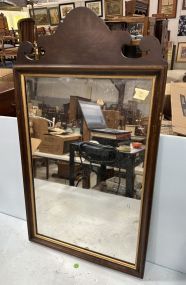 Chippendale Mahogany Wall Mirror