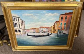 Betty Hamilton Painting Venice Waterway