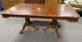 Late 20th Century Double Pedestal Dining Table