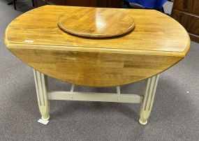 Country French Style Drop Leaf Dining Table