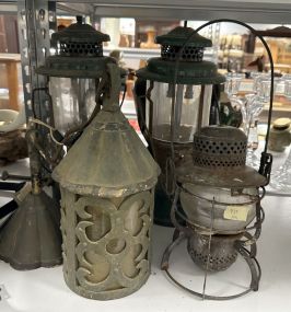 Collection of Antique Meta Lanterns