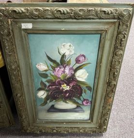 Abbotte M. Downing 1956 Signed Still Life Painting