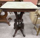 Victorian Style Marble Side Table