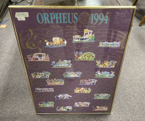 Orpheus 1991 Rhythm Rhyme and Revelry Print