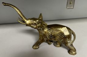 Taiwan Brass Elephant Sculpture