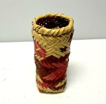 Choctaw Basket Hand Woven and Hand Cut Cane