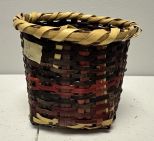 Choctaw Basket Hand Woven and Hand Cut Cane