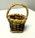 Choctaw Basket Hand Woven and Hand Cut Cane