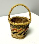 Choctaw Basket Hand Woven and Hand Cut Cane