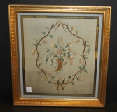 Framed Antique Stitchwork