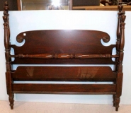 Mahogany Full Size Poster Bed