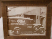 Barnwood Frame Coke Print
