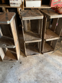 wooden crates