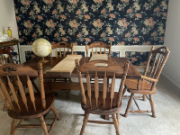 Oak dinning set