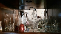 Misc glass and home decor