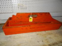 Tool Tray in Orange Paint