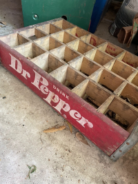 vintage Dr Pepper Crate