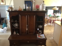 Antique Vanity Cabinet 