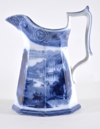 Blue & White Transferware Pitcher