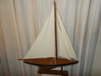 Wooden Sail Boat Model
