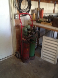 Welding Cart and Tanks