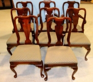 Queen Anne Dining Chair Set/8