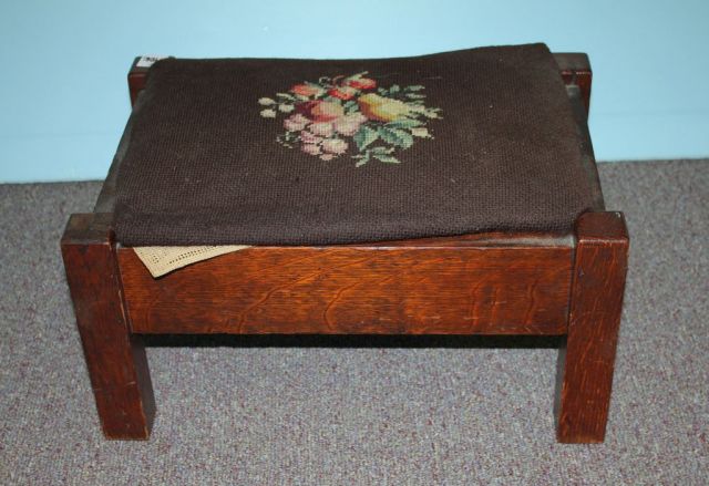 Mission Oak Footstool