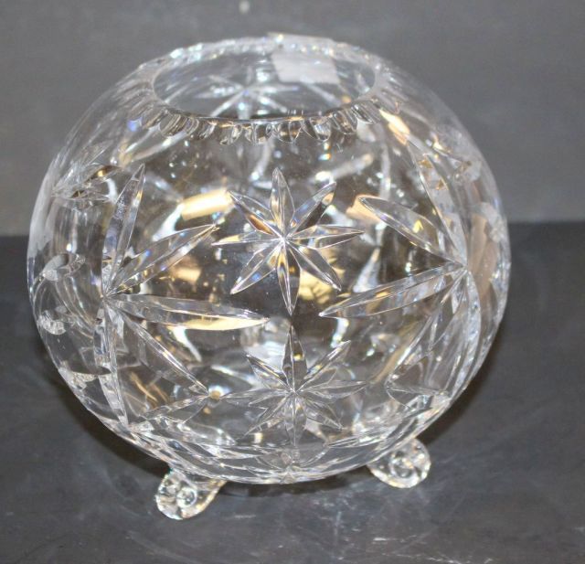 Cut Glass Rose Bowl