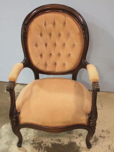 Walnut Victorian Arm Chair