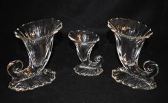 Three Heisey Crystal 