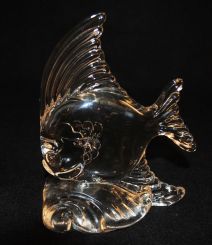 Heisey Crystal Fish Figure