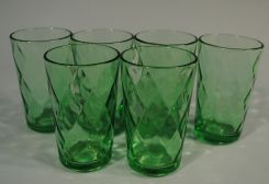 Set of 6 Heisey Moongleam 